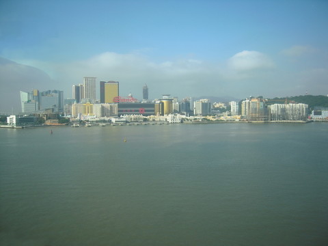 澳門半島東面景觀局部