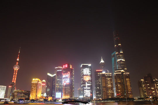 上海陸家嘴夜景
