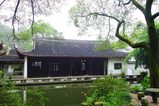 岳麓書院園林碧沼風(fēng)光