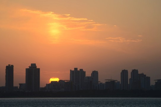 金雞湖日落