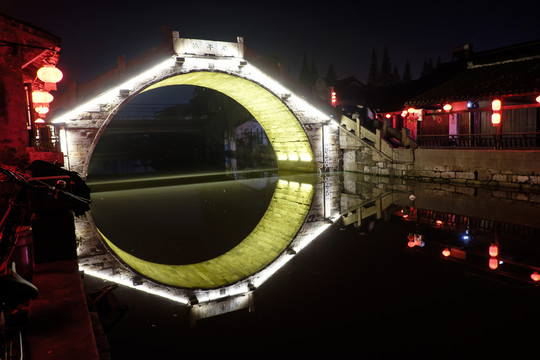 古鎮(zhèn)夜色