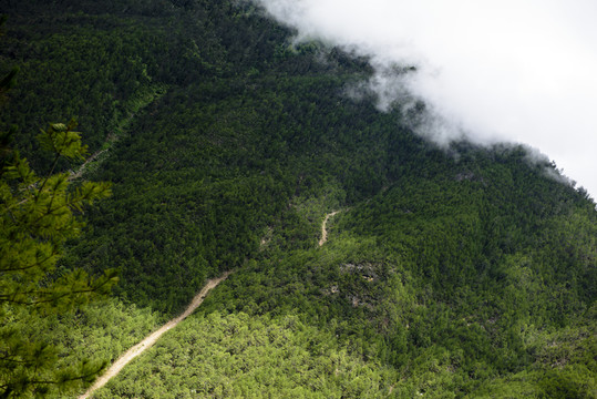 雨崩山路