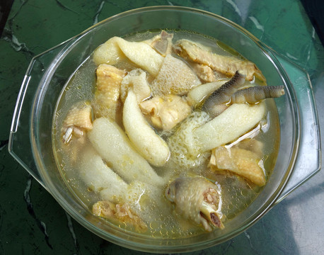 雞湯 竹蓀燉雞 竹蓀雞湯