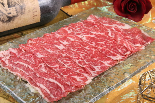 薄切雪花牛肉 現(xiàn)切牛肉