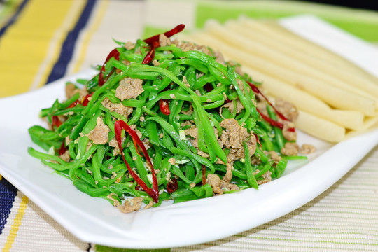 蝦醬扁豆絲