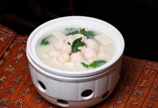 鮮蝦燉豆腐