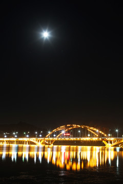 夜晚的橋