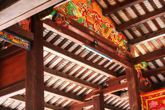 古廟內(nèi)景 寺廟