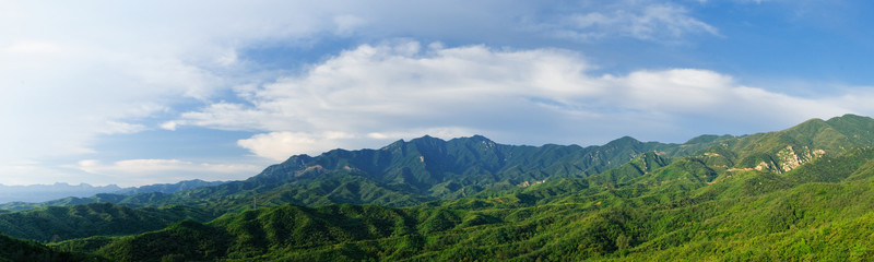 高山天空白云