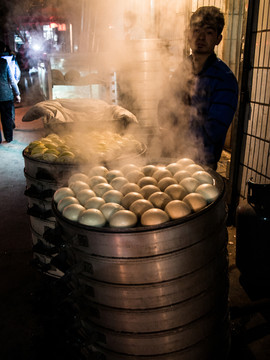 賣饅頭 夜市