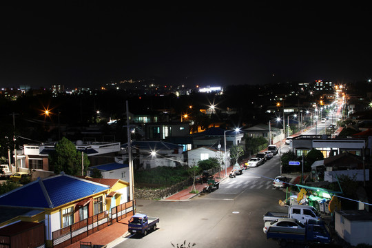濟(jì)州島夜色