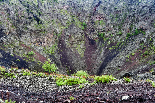五大連池火山口