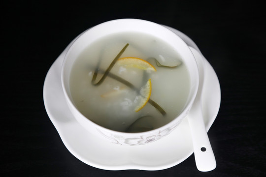 海帶橙皮粥