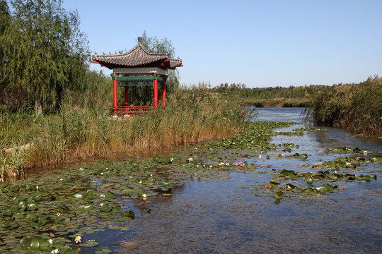 水邊涼亭