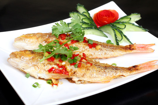 香煎紅杉魚