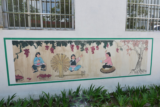墻體彩繪  鄉(xiāng)村彩化