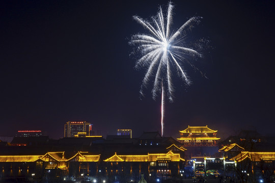 青州宋城夜景