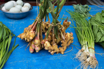 生姜 小蔥 菜市場蔬菜