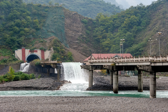 四川北川地震遺址