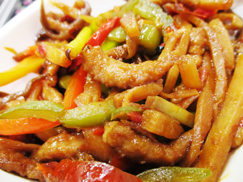 香辣蘿卜干炒肉絲 川香瘦肉絲