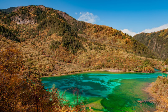 九寨溝湖泊