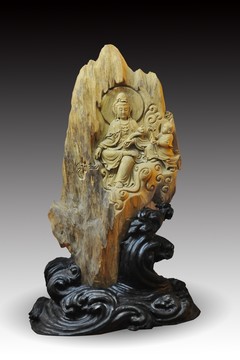 沉香雕件 觀音