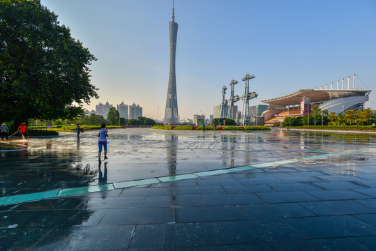 珠江新城晨曦