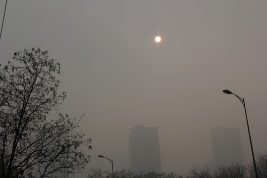 冬天的早上