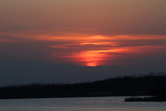 夕陽 晚霞