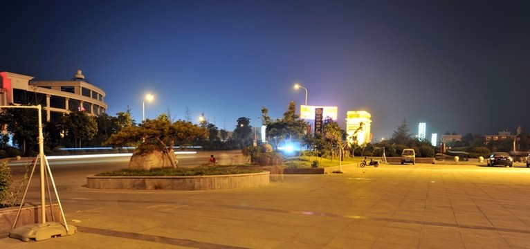 小鎮(zhèn)夜景