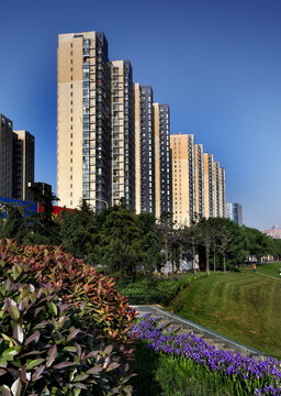 鄭州市風(fēng)光 建筑樓體 東風(fēng)渠
