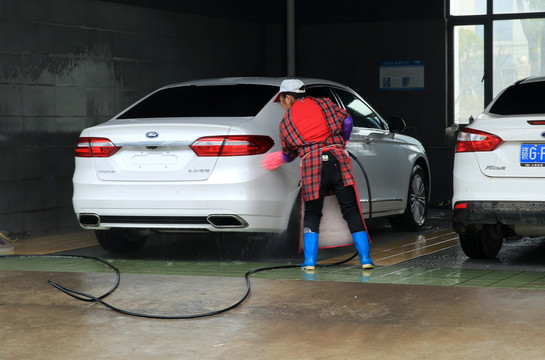 洗車