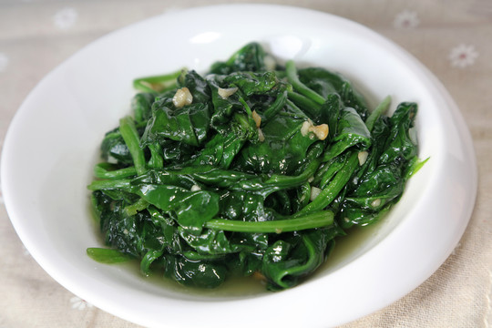 蒜蓉炒菠菜