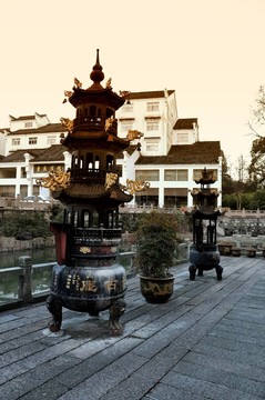 九華山風(fēng)光 香爐