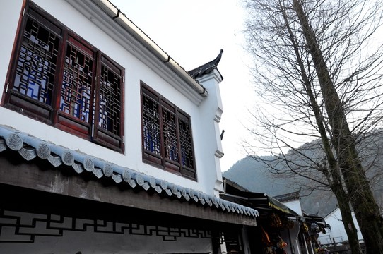 九華山風(fēng)光 九華街街景