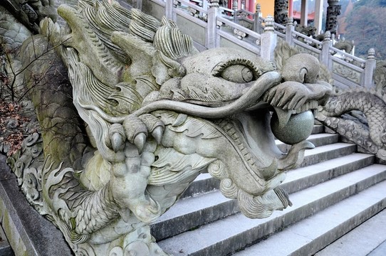 石雕龍 中國龍