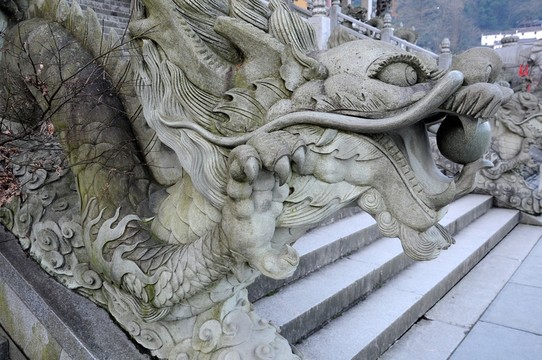 石雕龍 中國龍