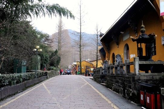 九華山風光 九華街街景