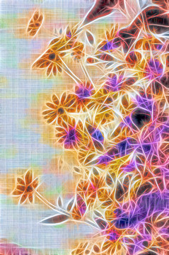 花卉裝飾畫