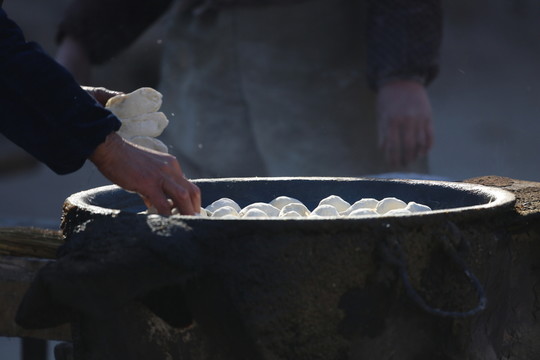 煎包子
