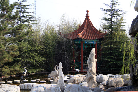 公園亭子