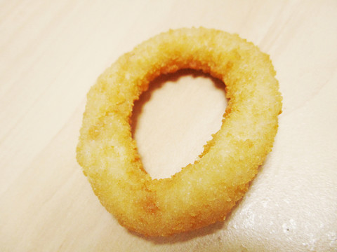 酥黃的油炸洋蔥圈