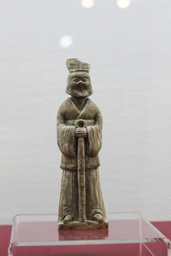 青瓷武士俑
