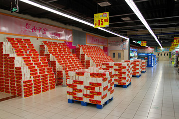 超市 超市內(nèi)景 大型超市 賣(mài)場(chǎng)