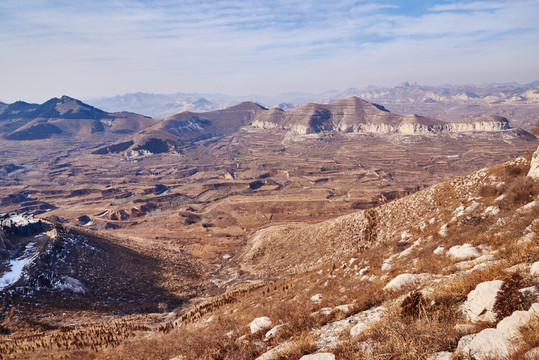 高山 山川 層疊 山峰 遠(yuǎn)山