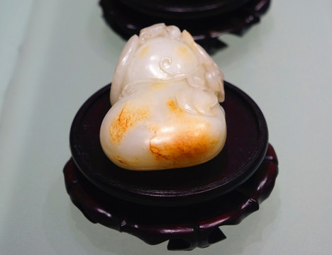 美玉 葫蘆玉墜 清代