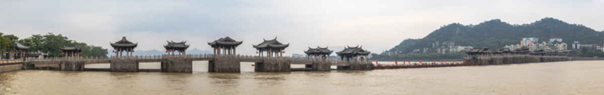 中國廣東潮州古城湘子橋