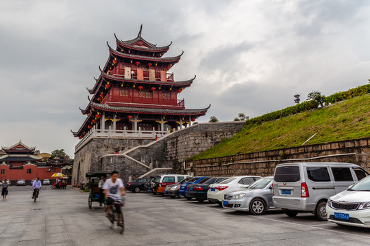 中國廣東潮州古城廣濟城樓