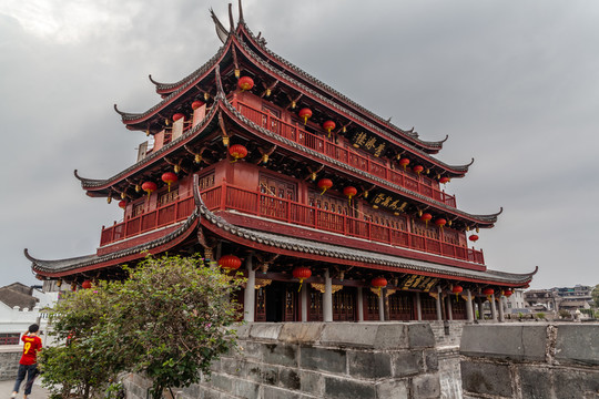 中國廣東潮州古城廣濟城樓
