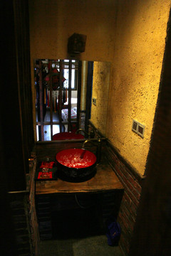 藝術(shù)洗手間 洗手臺